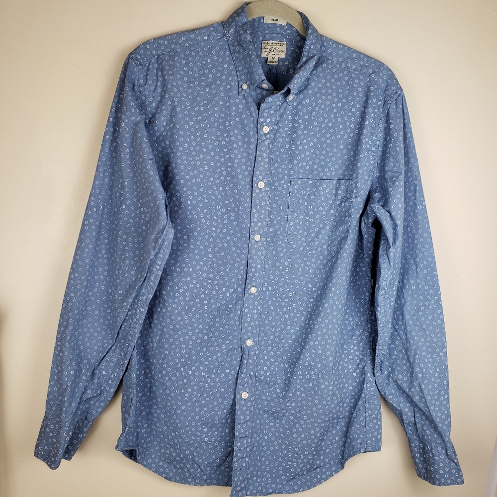 J. Crew Button Down Floral Blouse